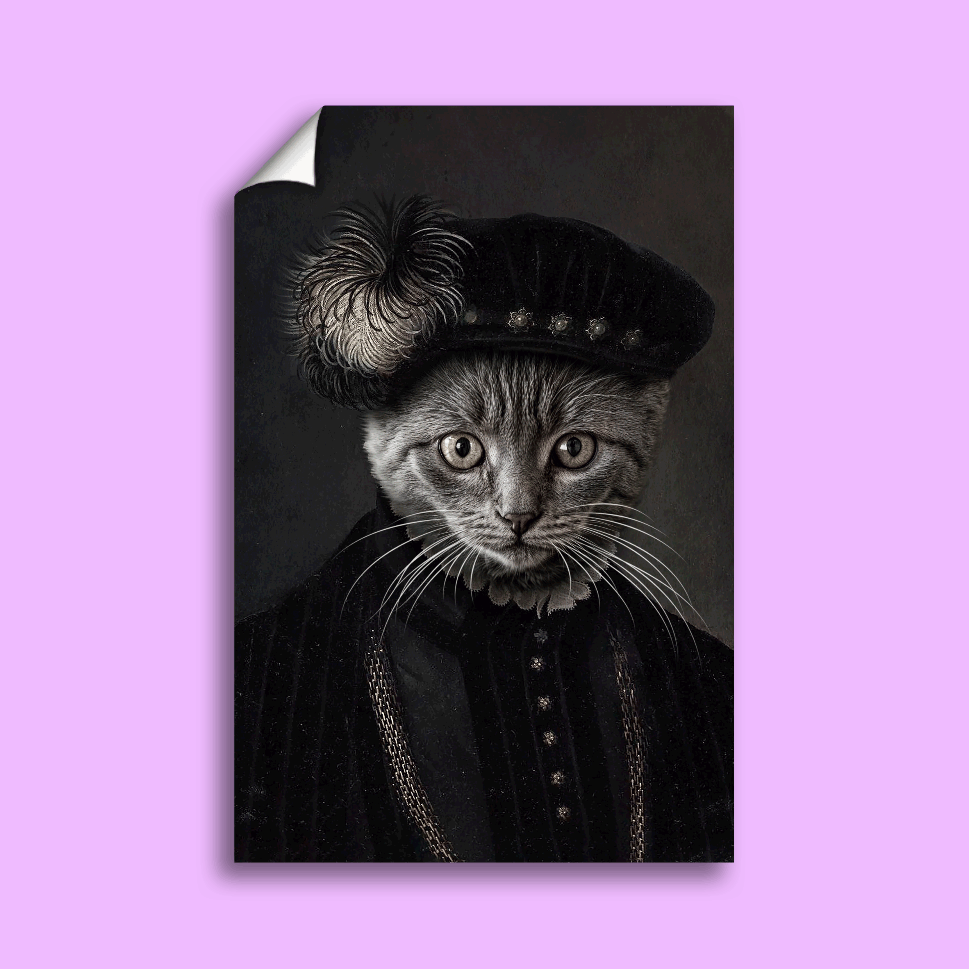 The Philosopher Custom Pet Portrait